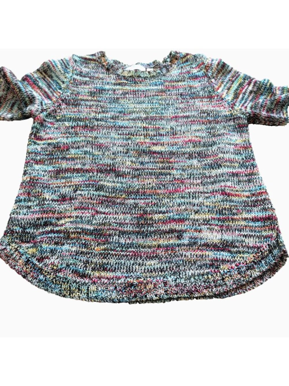 Kim Rogers Petite Multicolored Swester 3/4 Sleeve Size PM Lightweight -48lp - Picture 5 of 10